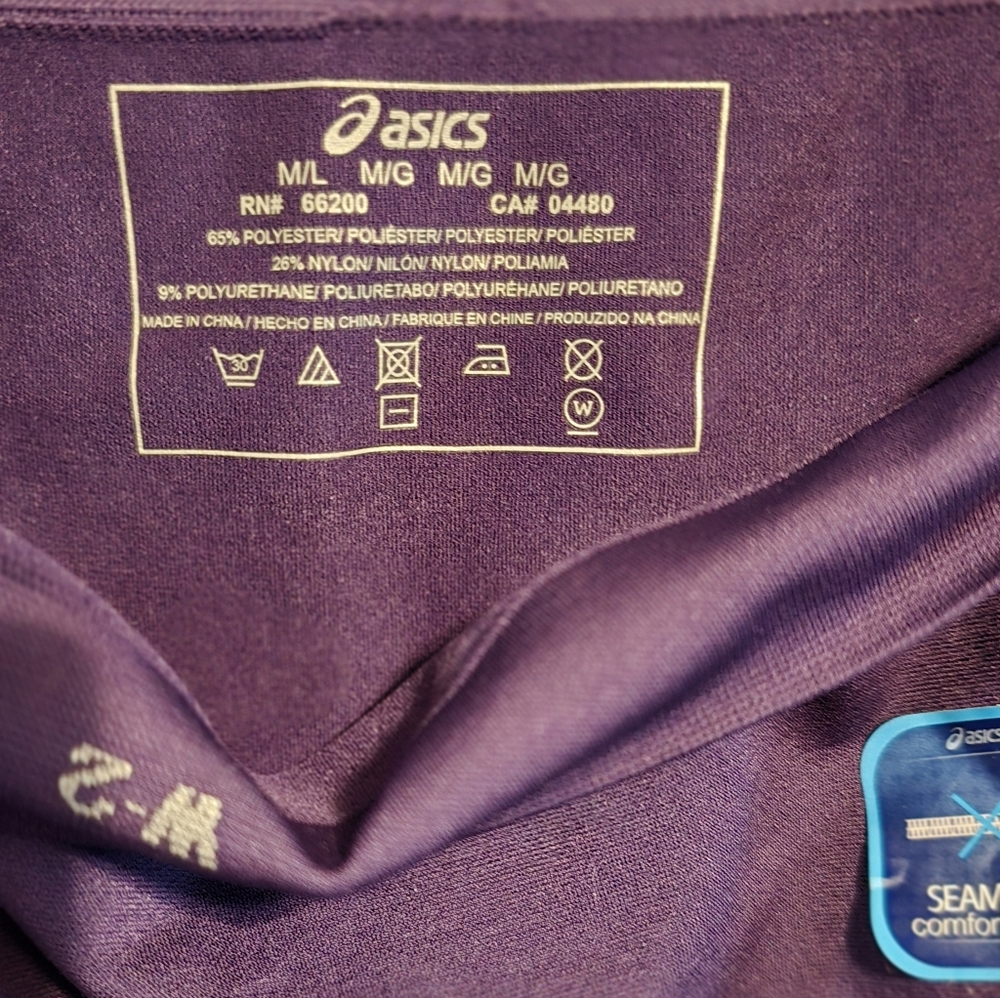 ASICS Performance Run Purple Runbrief - Picture 3 of 3